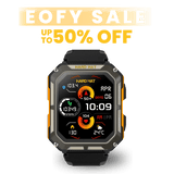C20 Pro Military Smart Watch – Bluetooth Calls, IP68 Waterproof & Health Tracking
