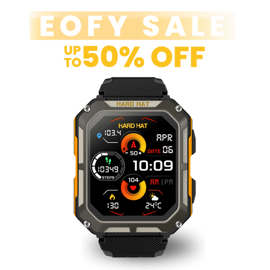 C20 Pro Military Smart Watch – Bluetooth Calls, IP68 Waterproof & Health Tracking