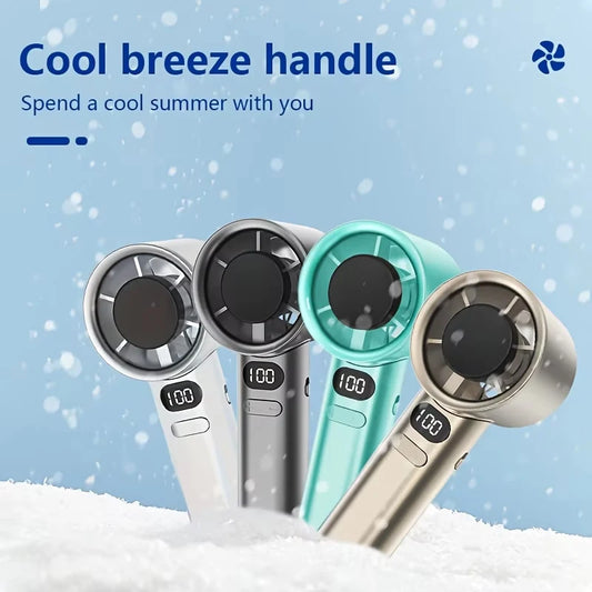 Handheld Mini Fan – USB Rechargeable, Portable