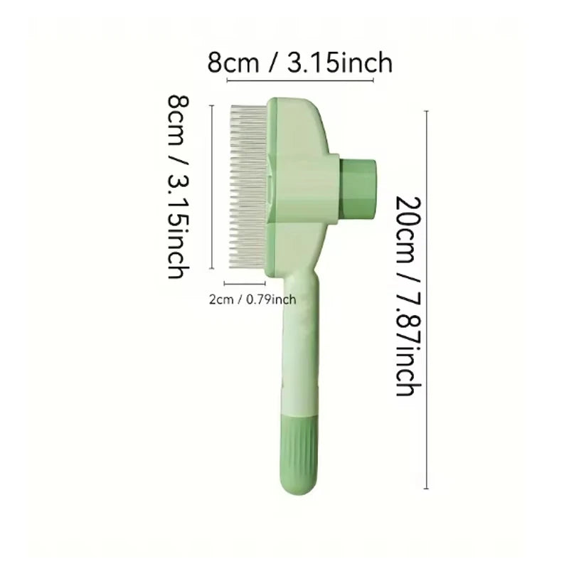 Dual-Purpose Cat Grooming Comb – Hair Remover & Detangler