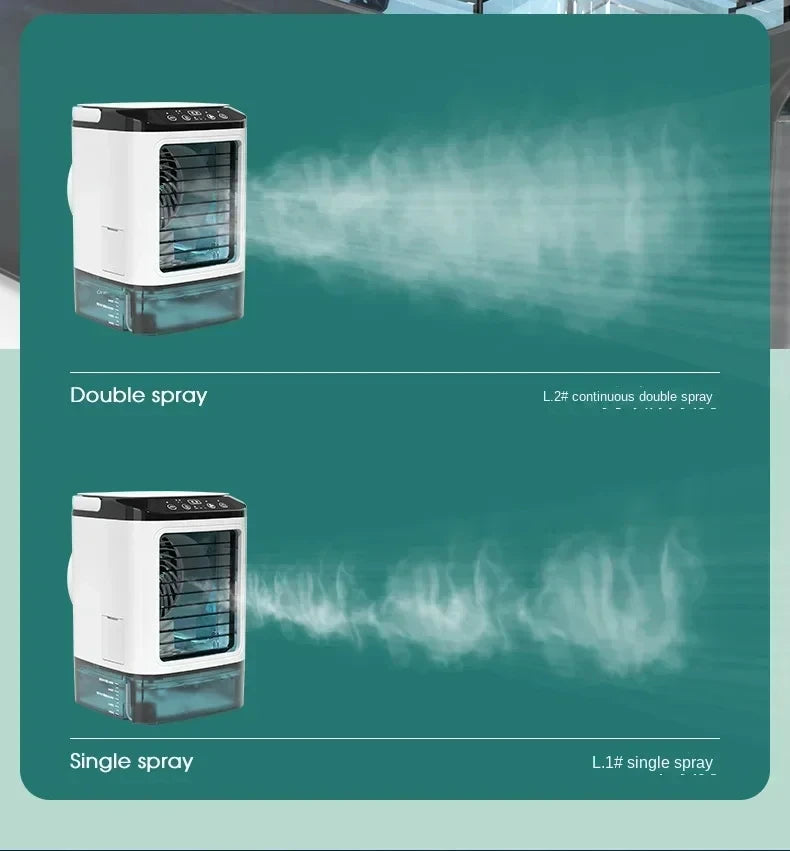 HOMEFISH Desktop Humidifier Fan – Quiet, USB Powered
