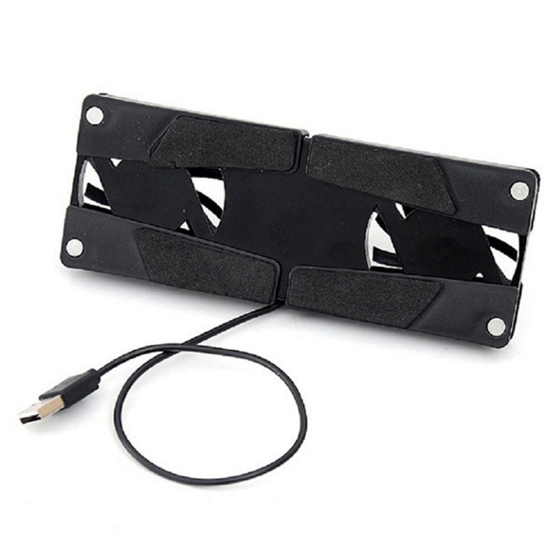 USB Laptop Cooling Pad with Dual Fans (7"-15")