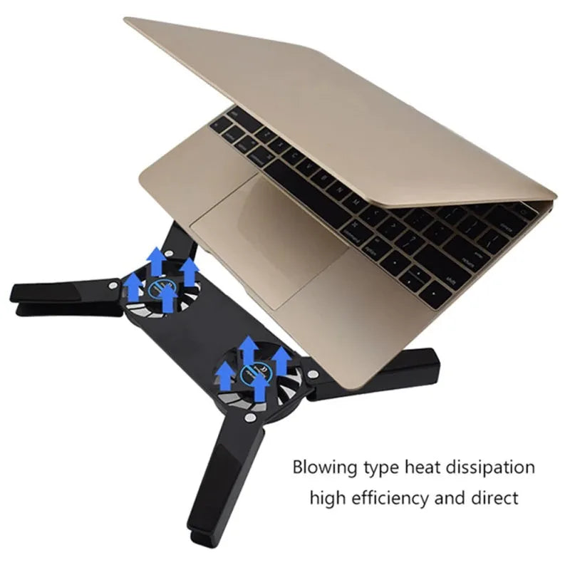 USB Laptop Cooling Pad with Dual Fans (7"-15")