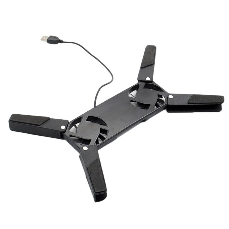 USB Laptop Cooling Pad with Dual Fans (7"-15")