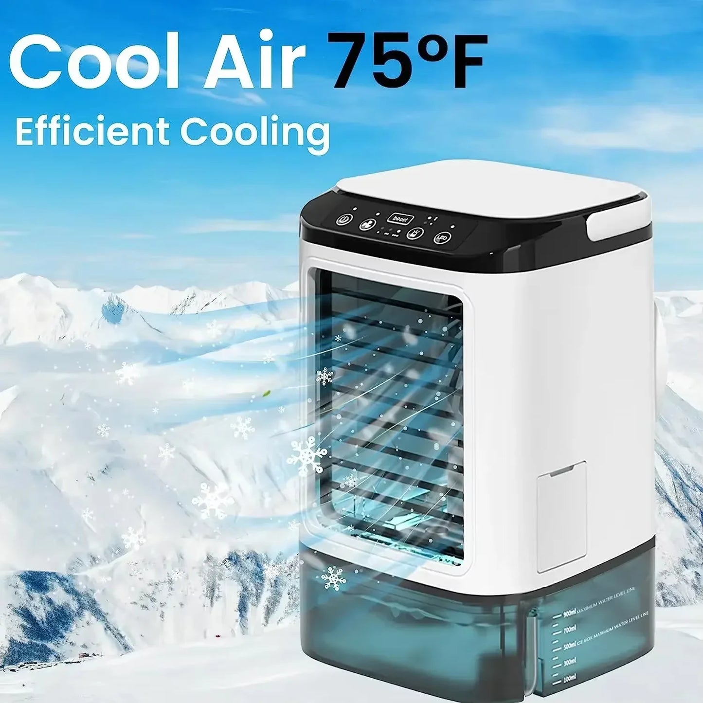 HOMEFISH Desktop Humidifier Fan – Quiet, USB Powered