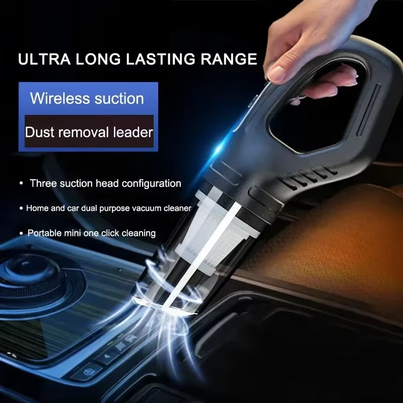Cordless Handheld Vacuum Cleaner - Powerful Portable Dust Buster for Car and Home