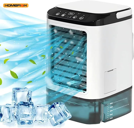 HOMEFISH Desktop Humidifier Fan – Quiet, USB Powered