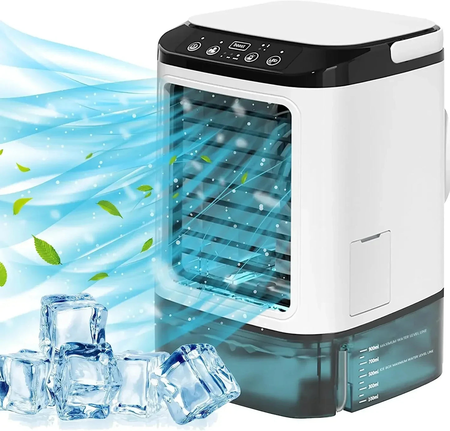 HOMEFISH Desktop Humidifier Fan – Quiet, USB Powered