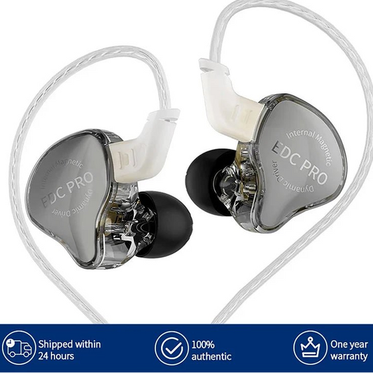 KZ EDC Pro In-Ear Wired Earphones – HiFi Bass, Noise Isolating