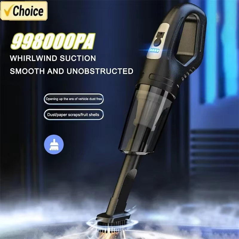 Cordless Handheld Vacuum Cleaner - Powerful Portable Dust Buster for Car and Home