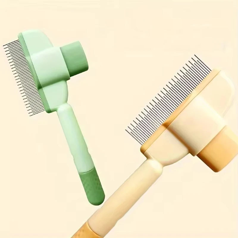 Dual-Purpose Cat Grooming Comb – Hair Remover & Detangler