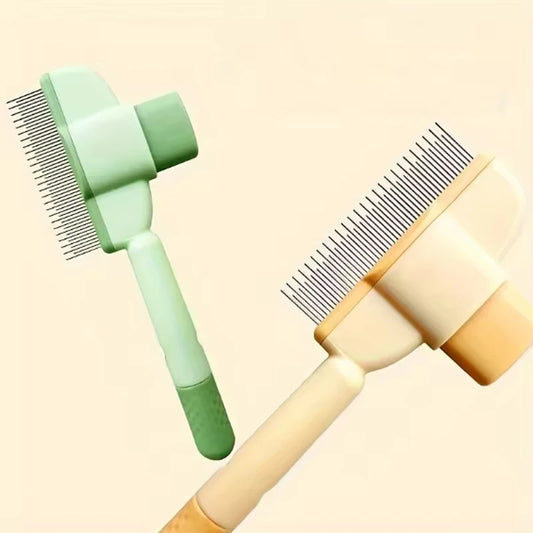Dual-Purpose Cat Grooming Comb – Hair Remover & Detangler