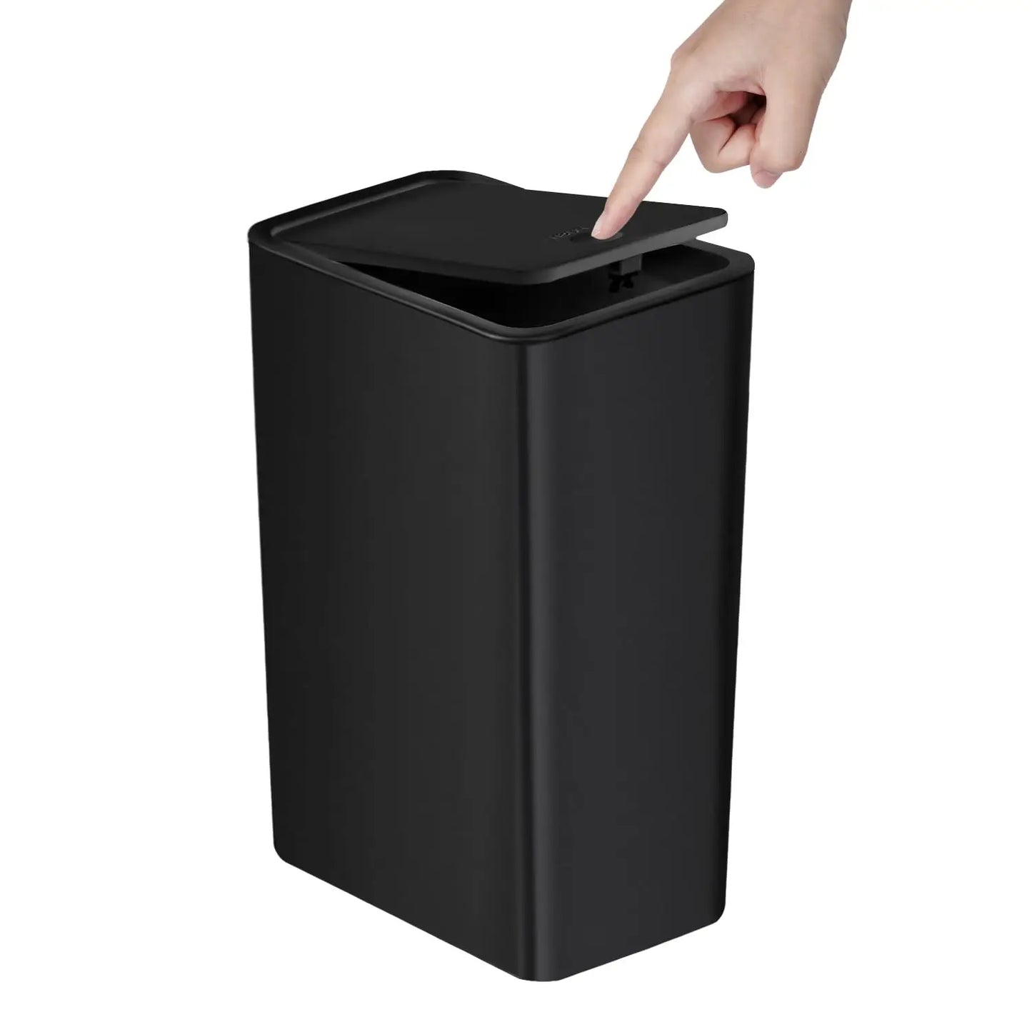 10L Bathroom Trash Can with Press-Top Lid