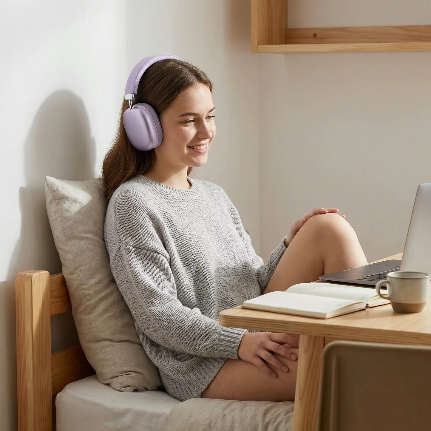 Wireless Over-Ear Headphones – Bluetooth 5.3, HiFi Stereo Sound, Foldable Design, Adjustable Headband
